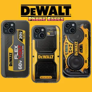 Dewalt Phone case For iPhone 16 Pro Max 15/14/13/12/11/8/7, XR, XS, X, Samsung stylish tough phone case, cowboy phone case, gradient case, protección iphone, funny phone case, western phone cases