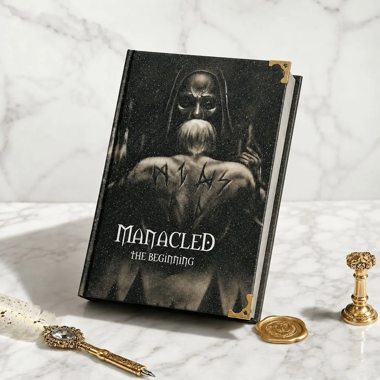 Manacled Vol. 1, The Beginning Dark Fantasy Hardcover Book, Gothic Collector’s Edition Novel, Book Lover Gift