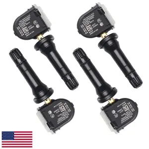 433MHz TPMS Tire Pressure Monitor Sensor 4 Pack, OEM TPMS42 HC3Z-1A189-A Compatible with Ford Ranger Fusion Expedition Lincoln MKX Nautilus Continental