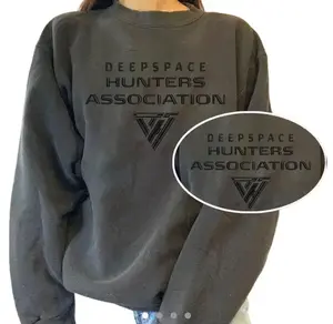 Embroidered Deepspace Hunter Association Otome Game Inspired Crewneck Sweatshirt, Love and Deepspace inspired tee, Gift for fans, Games shirt