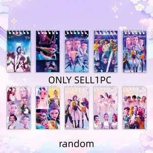 Anime Idol Hunter Princess Girl Group Style Coil Notebook, Student Planner, Memo Pad, Homework Journal, Mini Sticky Notes