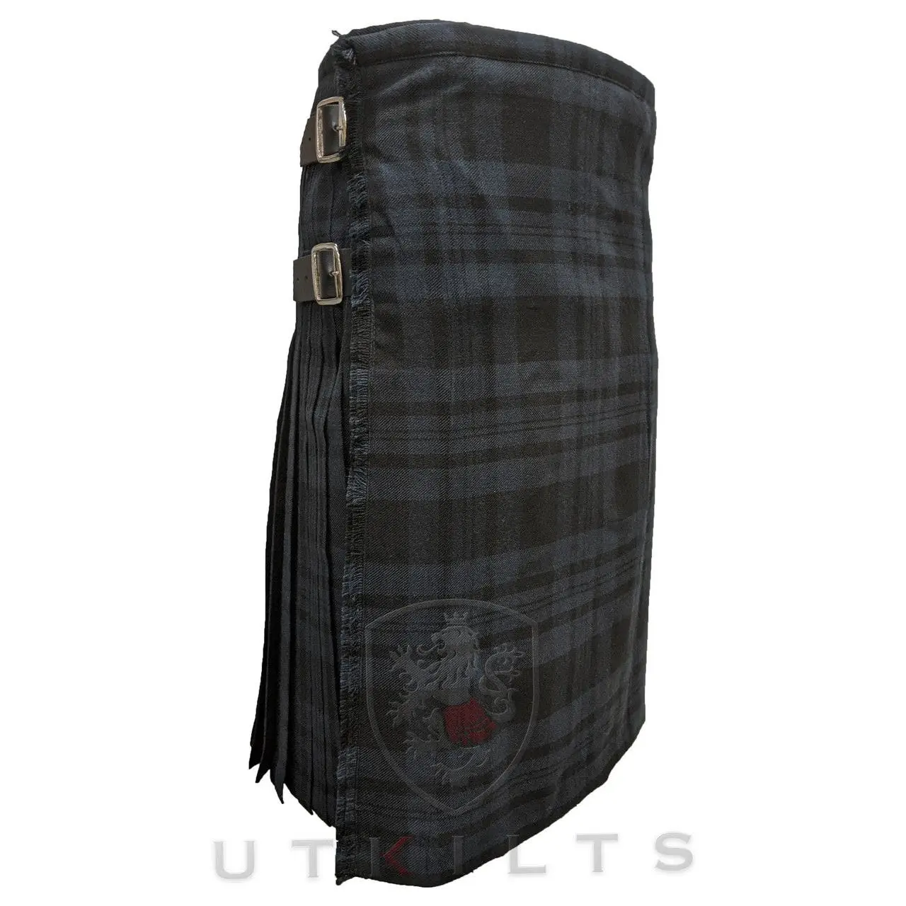 Traditional Kilt – Premium 6–8 Yard Wool, Black Isle