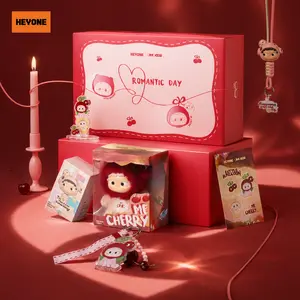 【2026-05-21 New Arrivals】Heyone OZAI-ROMANTIC DAY Gift Box Cherry Me Series 520 Valentine's Limited Gift Box Cute Figures Desktop Ornament Collectible Toys Birthday Gifts