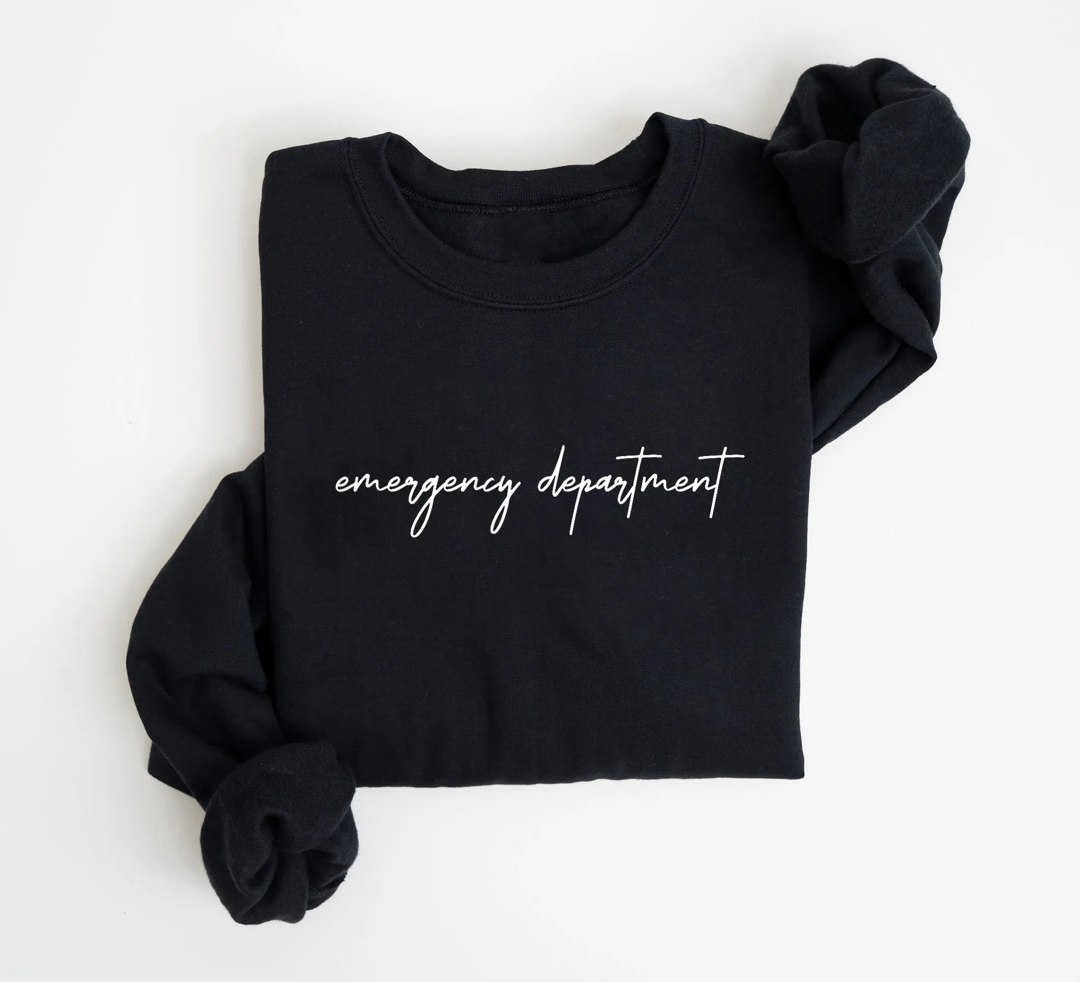 Basic Emergency Department Crewneck, ER Nurse Shirt, Emergency Room Tech Shirt, ER Tech Sweatshirt, Emergency Nurse Tee, Emergency Nurse Gift