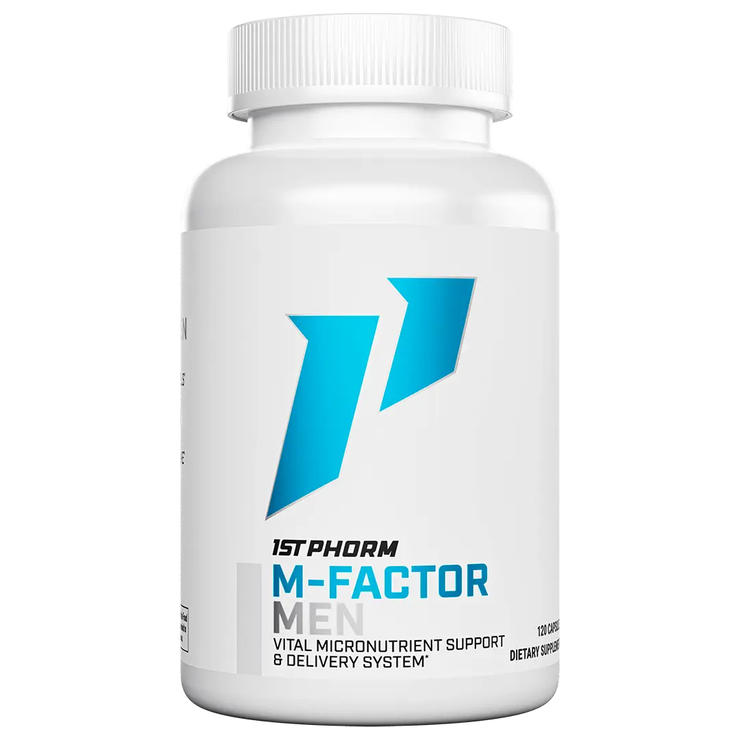 1st Phorm M-Factor Men Multivitamin, Daily Essential Vitamin Supplement for Men, 40 Servings 1st Phorm M-Factor Men Multivitamin, Daily Essential Vitamin Supplement for Men, 40 Servings