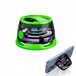 G300 Portable Wireless Speaker, Rechargeable Magnetic Speaker with LED Light, Mini Dazzling LED Shower Speaker for Outdoor Cycling & Gaming, Audio