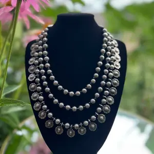 3 layer long necklace