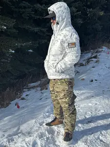 R.T. Crusader Thermal Winter Jacket (Snow Camo)+ Barclava