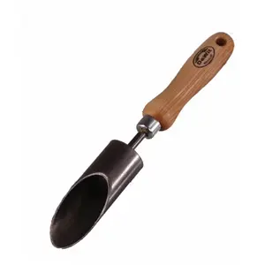 212 MAIN Tierra-Derco Crocus Planter - Compact Wood-Handle Garden Tool for Bulb Planting, 10.5" Length