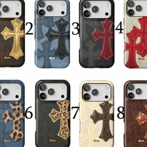 Collection Gothic Cross Aesthetic Tough Phone Cases | BLUNT Cases - for iPhone 17 16 15 14 13 12 11 Series | Cross Phone Case | Trendy 2025 Phone Case | Shockproof Protection | Gift for Her