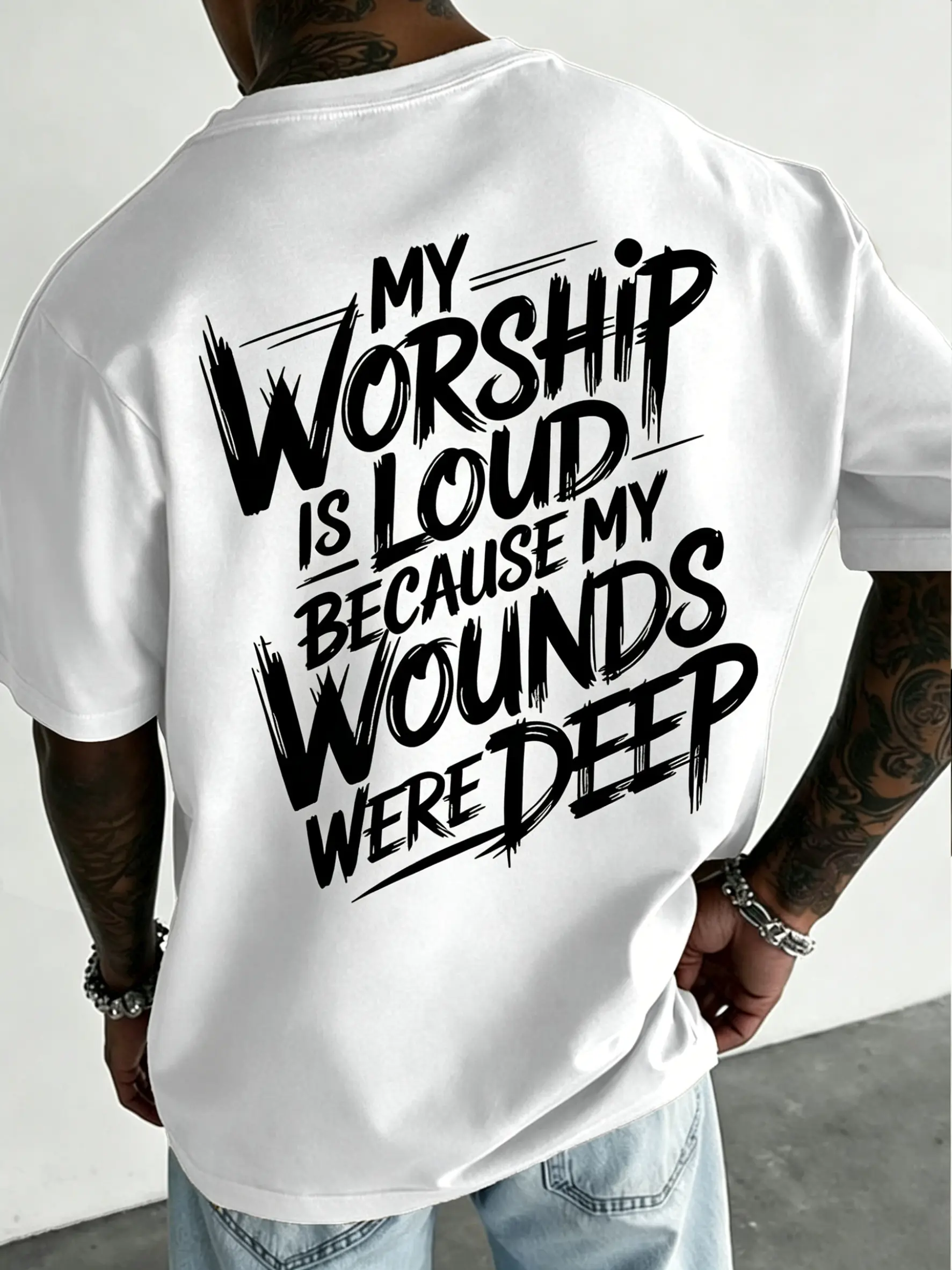 My Adoration Loud T-Shirt - Wounded Deep Faith Edition