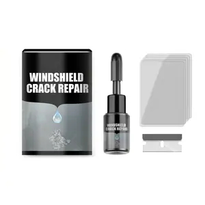 Car Windshield Crack Repair Kit - 2026 Upgrade Glass Remover Fluid Kit for Cracks & Chips, Cracks Gone Glass Remover Fluid for Quick Fix Windshields, Windows, Mirrors