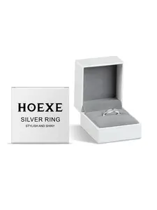 Silver studded diamond ring, perfect for daily wear, comfortable for both men and women during sports, a perfect wedding commitment gift, a fashionable commitment ring for men and women's jewelry