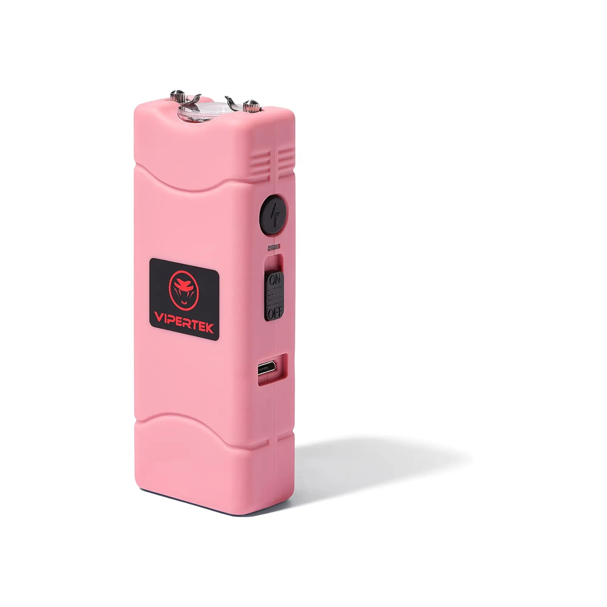 VIPERTEK VTS-881 Rechargeable LED Torch, Compact Pink Design, Portable Camping & Hiking Lighting for Outdoor Sports