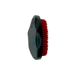 JIGGSAWMILLIONS Black Wave Brush - Medium Drop Brush with Bristle Curved Bristles for Men and Women