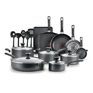 T-fa1 EasiCare, 20-Piece Non-Stick Cookware Set