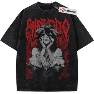 [Sale off up to 30%] Albedo Shirt, Overlord Shirt, Anime Shirt, Vintage T-Shirt Heavy Unisex Streetwear Gym Style Graphic Tee, Anime Merch, Gift For Fans, Gift For Men, Gift For Women Top Womenswear