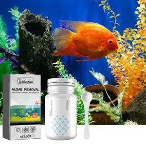 Yegbong Algae and Moss Remover Aquarium Cleaning Algae and Moss Agent Fish Tank Moss Remover Green Water Algae Remover