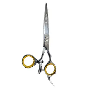Nixcer Professional Scissors - 6" Swivel Hair Cutting Scissors Convex Edge Blade C440 Japanese Steel, Featuring Long-Lasting Sharpness Scissor Silver