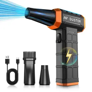 Compressed Air Duster-150,000RPM Electric Cleaner, Rechargeable Cordless Air Blower for Keyboard, PC, Electric Devices Cleaning, Turbo Jet Dry Replace Canned Air Compressed Air Cans
