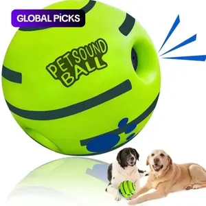 Interactive Dog Durable Chew Sound Ball | Treat Dispenser Training Toy