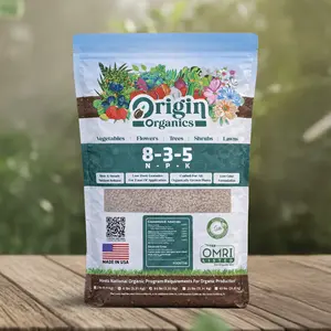 Origin 8-3-5 OMRI Organic All-Purpose Fertilizer — Vegetables, Flowers & Lawn