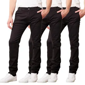 3-Pack Men'S Slim Fit Cotton Stretch Classic Chino Pants (Sizes, 30-40)   Tiktok Shop Store Men'S Clothing Clothes Men'S