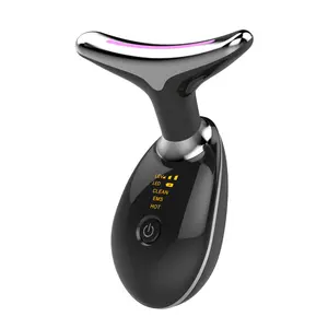 3-in-1 EMS Neck Massager | LED Light Therapy for Firmer Skin relaxation