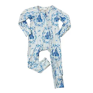 F--Long Sleeve Baby Romper Toddlers Clothes Soft & Cozy Sleeper