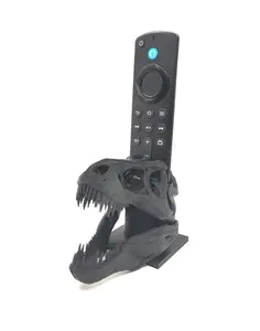T-Rex Skull Firestick Remote Holder: Dinosaur Fossil Decor