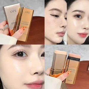 Dewy Foundation Stick, Waterproof Sweatproof, All-Day Wear, Smooth Texture for Even Coverage, Creates Natural Lightweight Finish, Perfect for Trendy Bare-Faced Looks, Street Style Daily Wear