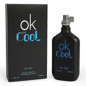 Ok So Cool Black For Him Eau De Toilette Spray Cologne for Men 100ml/3.4fl.oz. - Men's Fragrance