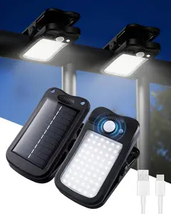 2026 New 60 LED Ultra-Bright Solar Light,Compact Portable Clip-On Motion Sensor, Multi-Function Outdoor LED Safety Lighting, Pathway Security Lights, Suitable for Courtyard, Garden, Balcony, Patio, Fence, Deck, Wall, Garage, Workshop Repair