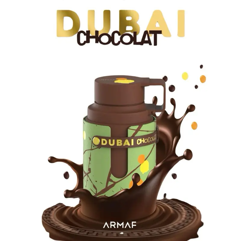 Armaf Odyssey Dubai Chocolat Eau de Parfum Unisex 3.4 oz (100ml) - Rich Chocolate Scent with Pistachio, Vanilla & Chocolate Notes