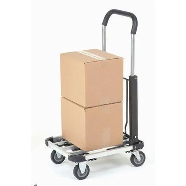 Nexel Industries TFP300 Commercial Utility Platform Truck - 16x28x32 in, for Industrial, Health Care, Food Service Use, Easy to Clean and Maintain