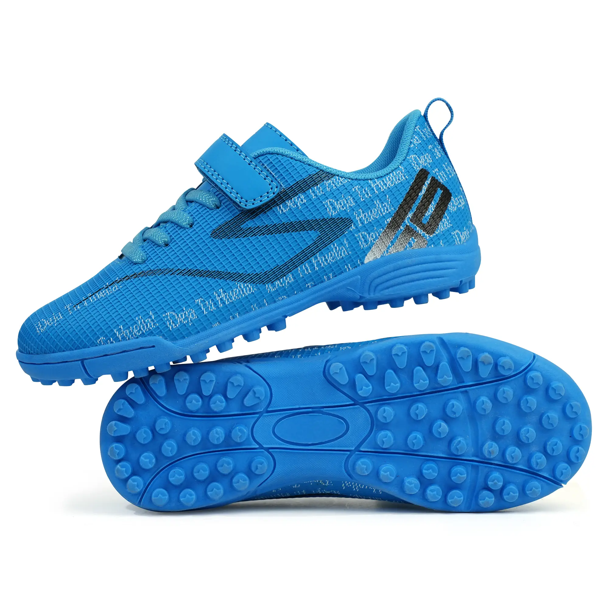 Brooman Kids Indoor Turf Soccer Cleats - Youth Soccer Shoes for 4-13 Years Old Boys & Girls, Indoor Use Sports Footwear