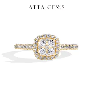 D Color VVS1 Lab-Created Moissanite Ring for Women Engagement Wedding Promise Ring Fine Jewelry Gift Daily Wear R242 D Color VVS1 Lab-Created Moissanite Ring for Women Engagement Wedding Promise Ring Fine Jewelry Gift Daily Wear R242