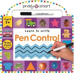 Wipe Clean: Pen Control: An Introduction to Pen Control with Activities to Do Again and Again! [With Marker] -- Roger Priddy, Mixed Media Product