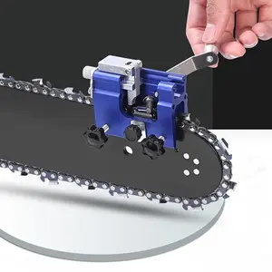 Portable Chain Sharpener, Handy Aluminum Alloy Lightweight Grinding Tool for On-the-Go Maintenance, Chain Sharpener for Home Garden