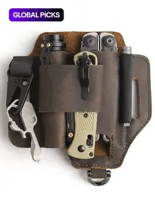 Men's Casual Solid Color Belt Bag, Multi-functional Waist Bag, Outdoor Multitool Kits for Fishing Hunting Foraging, Casual  High-quality Daily Commuting Bag, Durable Outdoor Hiking