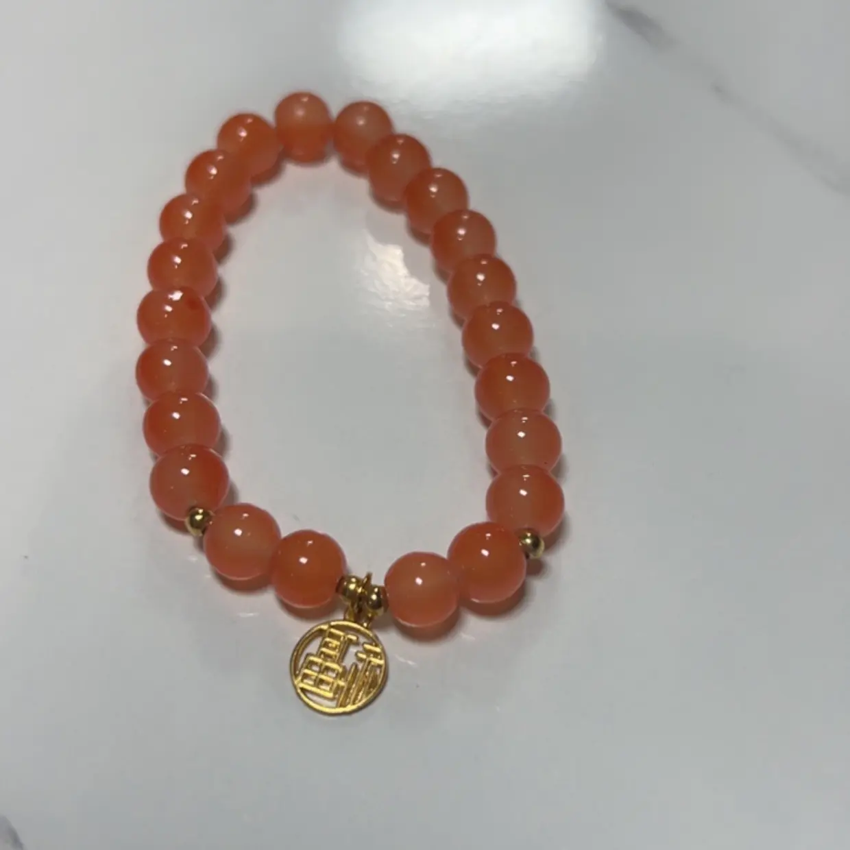 fiery bracelet with carnelian and citrine