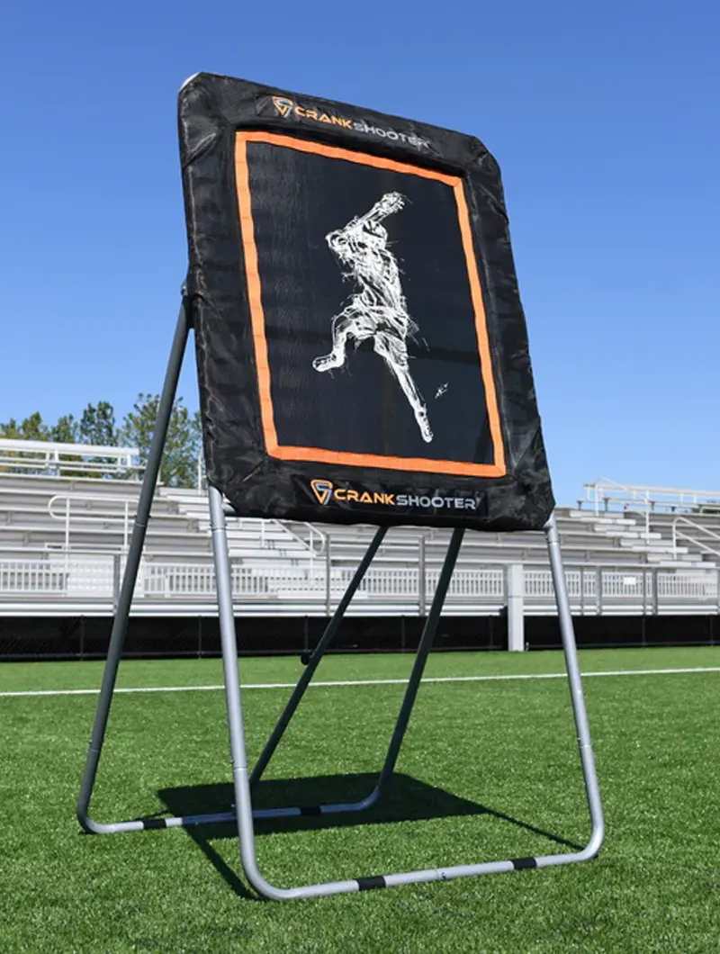 Crankshooter® Lacrosse Rebounder Wall, Male Image by Art of Lax™