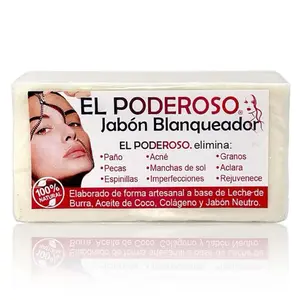 Elpoderoso Handmade Soap 3 Soaps El Poderoso Skincar 250ml Goat Milk Soap Facial