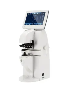 Professional Digital Lensmeter Auto Focimeter High Precision Eyeglass Lens Analyzer for Opticians Clinics Optical Labs UV PD Measurement Auto Recognition JD-2600C White 110V