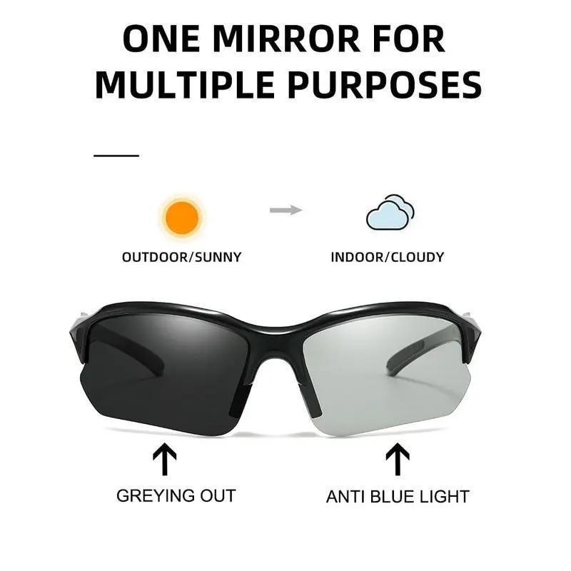 4-Pack Polarized Sports Sunglasses for Men Women Windproof Rimless UV400 Sun Protection Lightweight Comfort Fit Anti-Glare Clear Vision Outdoor Eyewear for Running Fishing Golf Driving Cycling Hiking Active Lifestyle Unisex Design