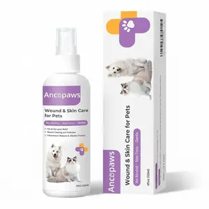 Gentle Skin Care for Pets | No Alcohol・Non-Toxic・Anc&Paws Soothing Spray for Itchy Skin & Hot Spots