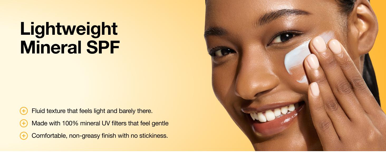 [Anua] Mineral Weightless Finish Sunscreen l SPF 50, Broad Spectrum, Zinc-Based for Sensitive Skin, Lightweight Hydrating Lotion Texture, Under Makeup, Korean Skincare, 1.69 fl oz