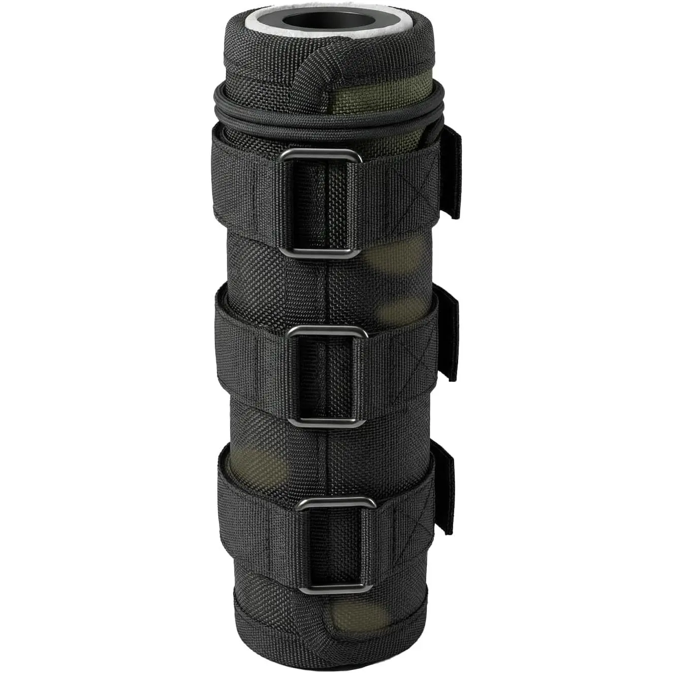 6 Inch Suppressor Cover (5/6/7/7.5/9 inch) with Burnproof Microfiber Sleeve & Silicon Lining,1200℉ Heat Resistant Suppressor Wrap for Hunting Silencer Protection with Mirage Mitigation