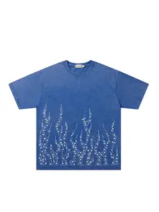 Men's Summer Casual Short Sleeve Round Neck Graphic Tee Shirt, Trendy Fashionable Design, Perfect for Daily Wear & Stylish