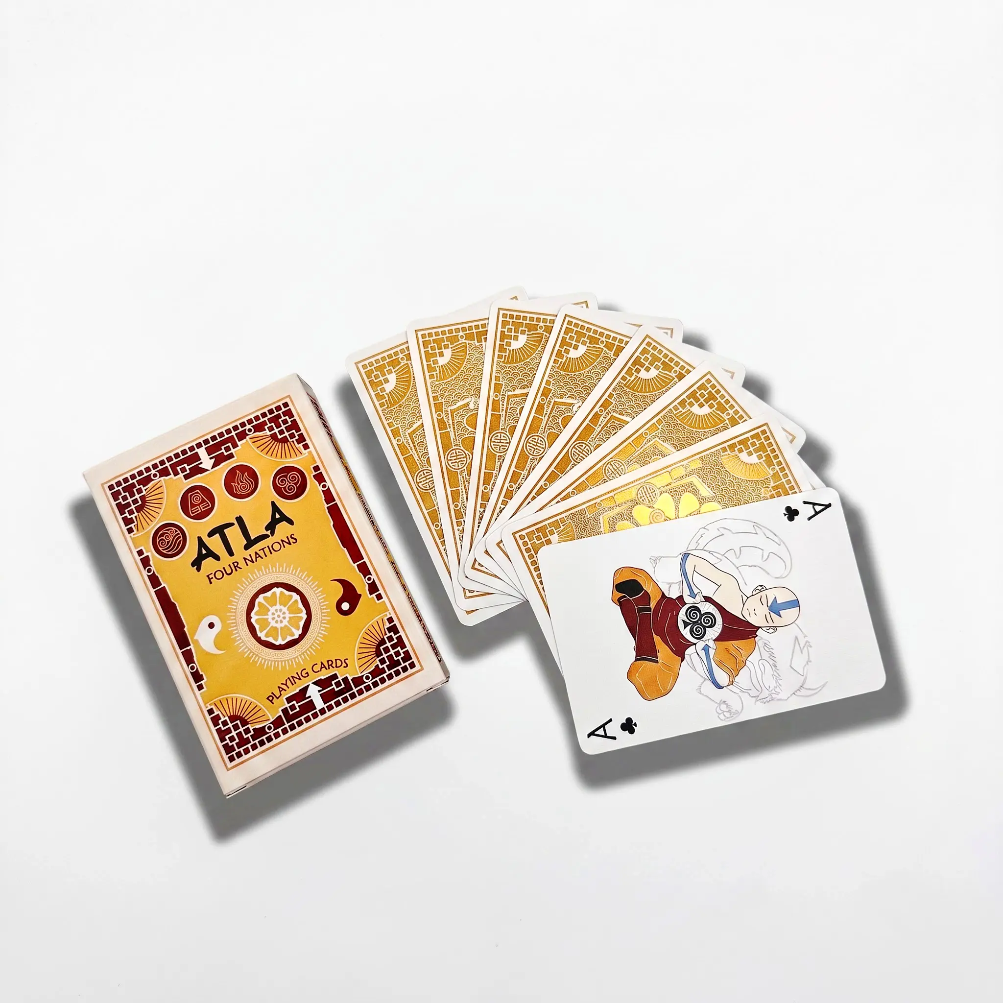 Avatar The Last Airbender Playing Cards, Four Nations Inspired Poker Card Decks, Fantasy Collectible Gift For ATLA Fans